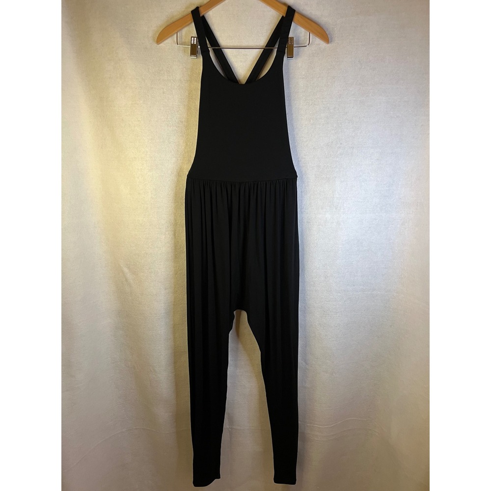 Imbodhi Bodhi Jumper Jumpsuit Black SZ S Harem Yoga Loungeware Minimalist NWOT